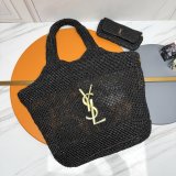 Top Quality YSL I CARE 698651 raffia bag