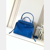 Large Loewe Amazona 180 bag in croco calfskin