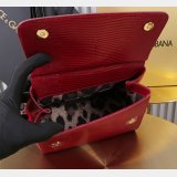 Dolce & Gabban Lizard-skin pattern Sicily handbag 20CM