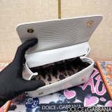 Dolce & Gabban Lizard-skin pattern Sicily handbag 20CM
