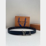 LV 30mm Reversible Leather Strap