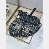 Replica Dior Oblique Jacquard Saddle Bag